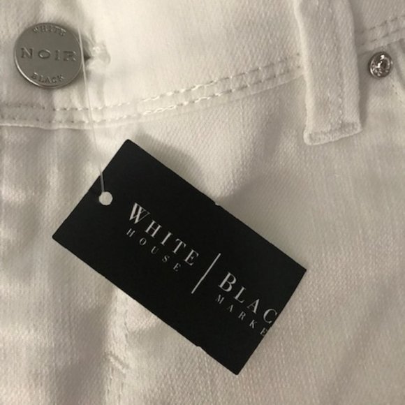 NWT WHITE HOUSE/BLACK MARKET "NOIR" SLIM CROP PANT - Picture 9 of 12